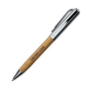 Chrome and Bamboo Metal Pens