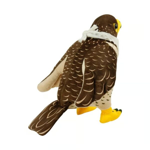 Falcon Plush Toys with White Scarf for Branding 22 cm - Image 4