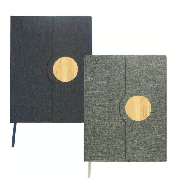 A5 RPET Notebooks with Bamboo & Magnetic Closure - Image 3