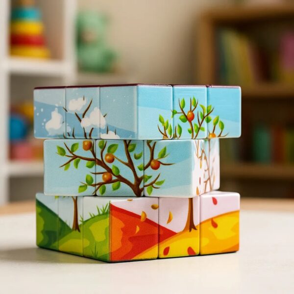 Promotional Rubik’s Cube Puzzles White Color - Image 2