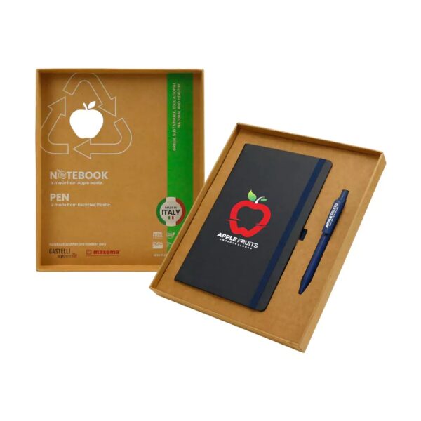 Appeel A5 Notebook and Maxema Dot Recycled Pen Italian Gift Sets - Image 4