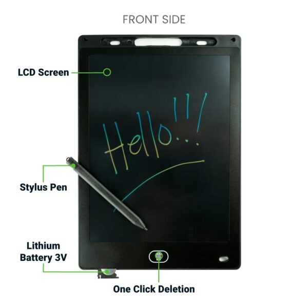 10-Inch LCD Writing Tablet with Stylus Pen & Colorful Writing - Image 2