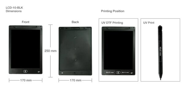 10-Inch LCD Writing Tablet with Stylus Pen & Colorful Writing - Image 6