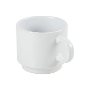 Ceramic Cups 10 Oz Glossy Finish White Color